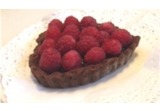 Crostatina di cioccolato e lamponialt