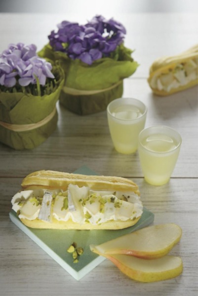 Éclair gorgonzola e pere