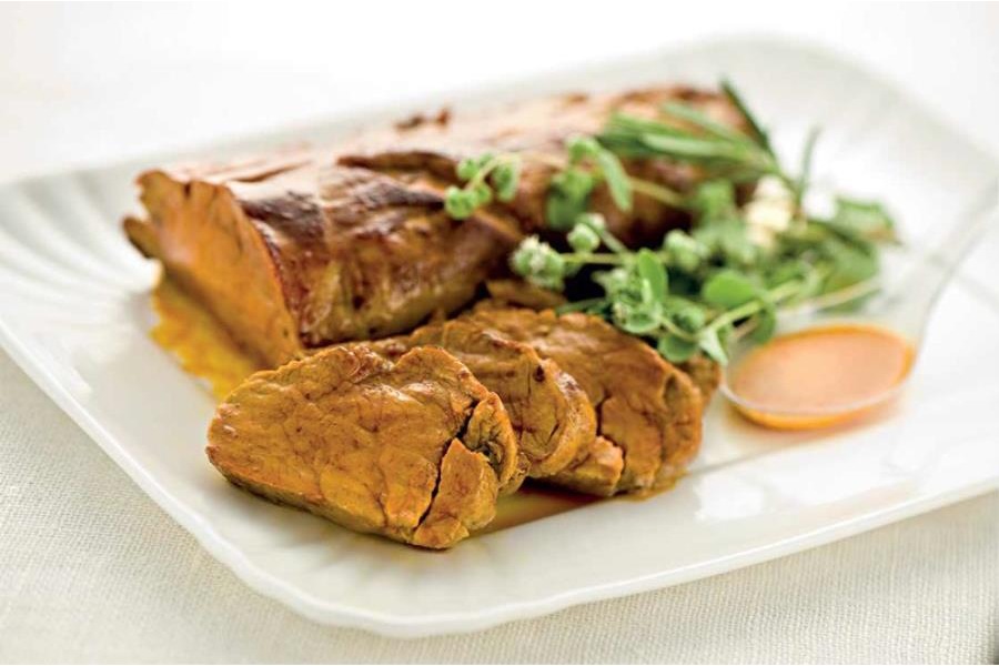 Filetto di maiale allo zafferano