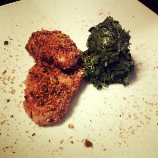 Filetto di vitello in crosta di funghi porcini