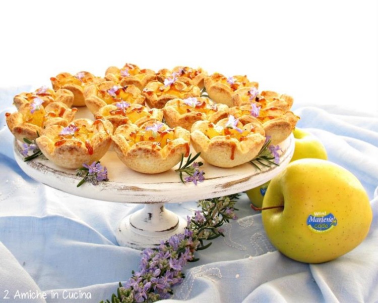 Fior di mela al rosmarino e caramello salato