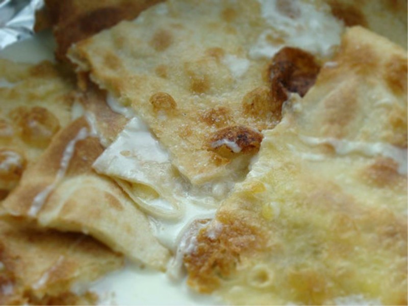 Focaccia di Recco col formaggio