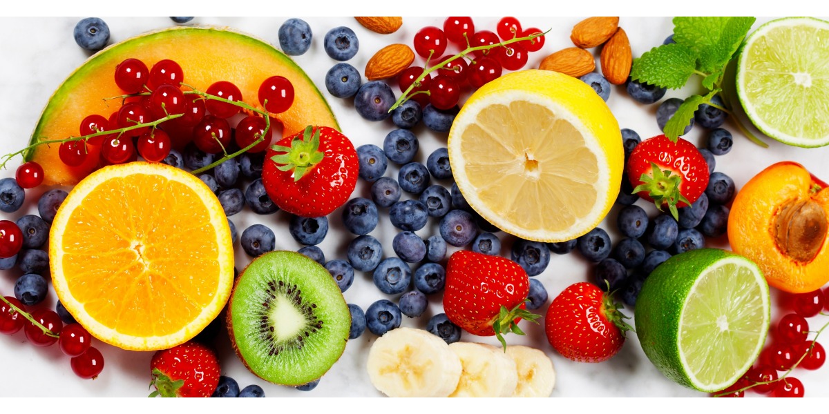 Immagine di frutta fresca del mese di agosto