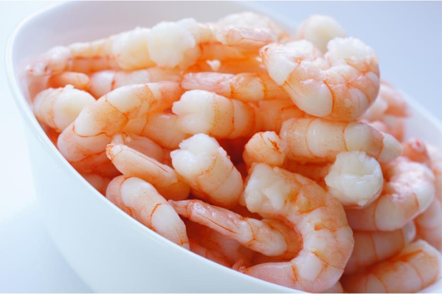 Gamberi di Santa Margherita al profumo di limone Costa d'Amalfi