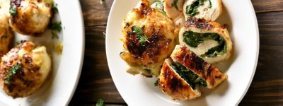 Involtini di tacchino con spinaci e fontina valdostana Dop alt