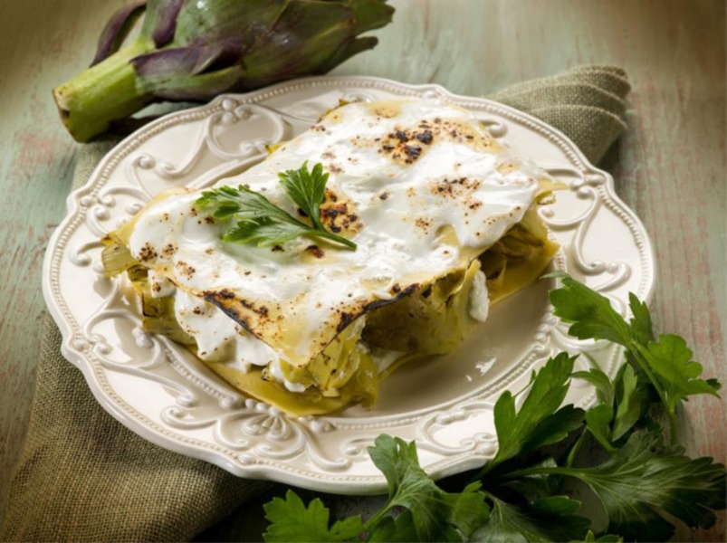 Lasagne ai carciofi