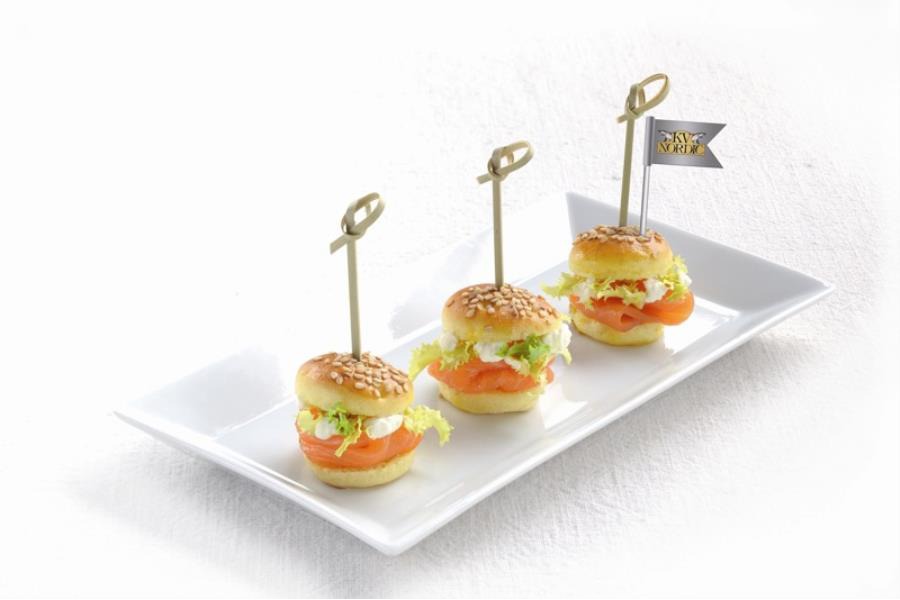 Mini Mac al salmone norvegese