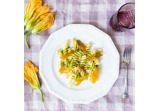 Pasta con fiori di zucca e alicialt