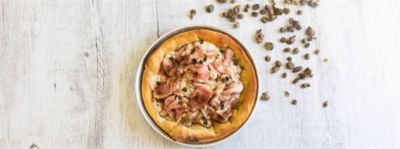 Pizza con tiramisu di vitelloalt