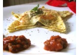 Ravioli aperti al curry con porcinialt