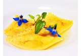 Ravioli di capesante in brodo dashi agrumatoalt