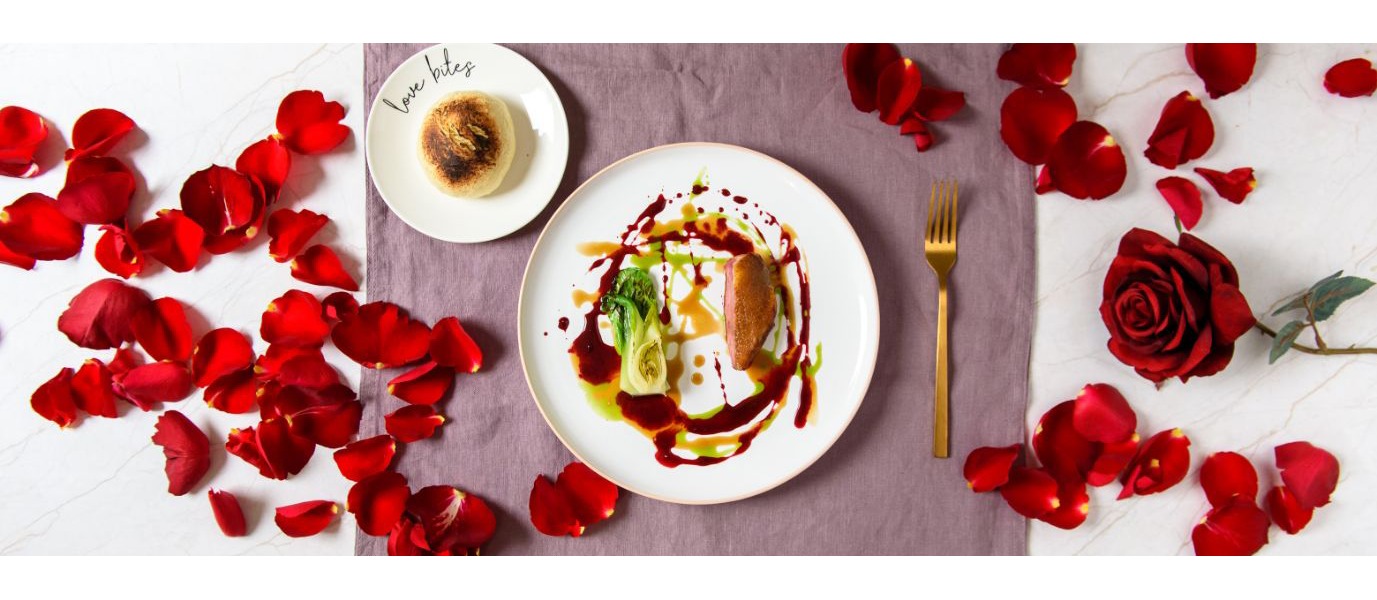 Piccione con pak choi e salsa al melograno