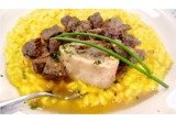 Risotto alla milanese con dadini di ossobuco agrumatialt