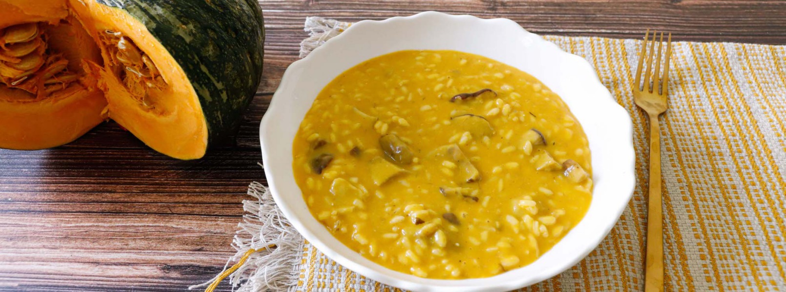 Risotto zucca e porcini: perfetta ricetta autunnale