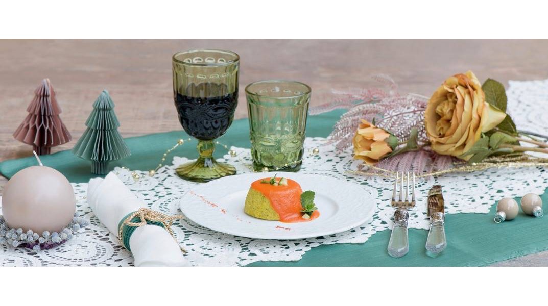 Sformato di zucchine con salsa di pomodoro alla menta