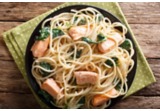 Spaghetti al salmonealt