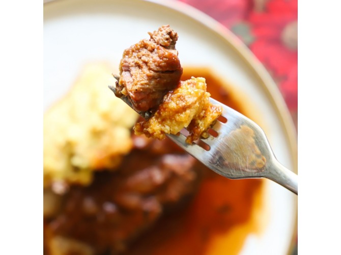 Stracotto d’asino con polenta alt