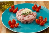 Gustosa Tartare di pesce spada mela verde e cipolla rossaalt