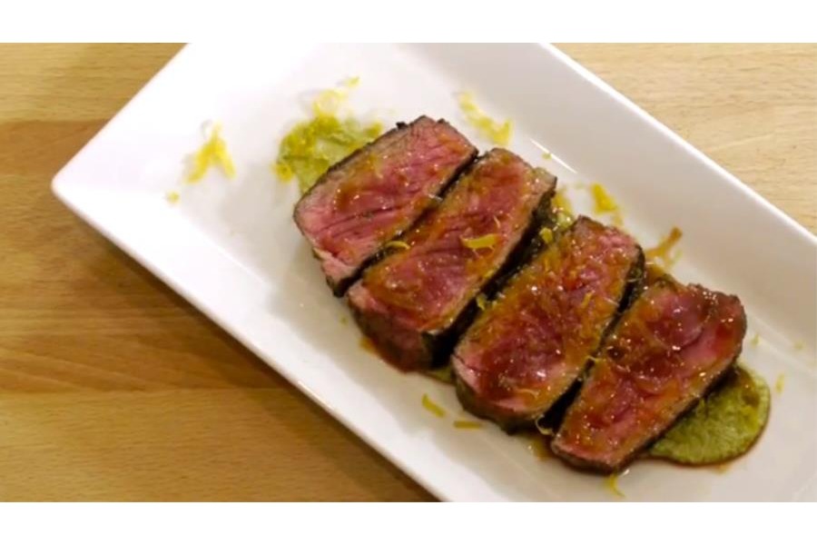 Tocchetti di Vitellone Bianco dell'Appennino Centrale con curry, menta e caffè