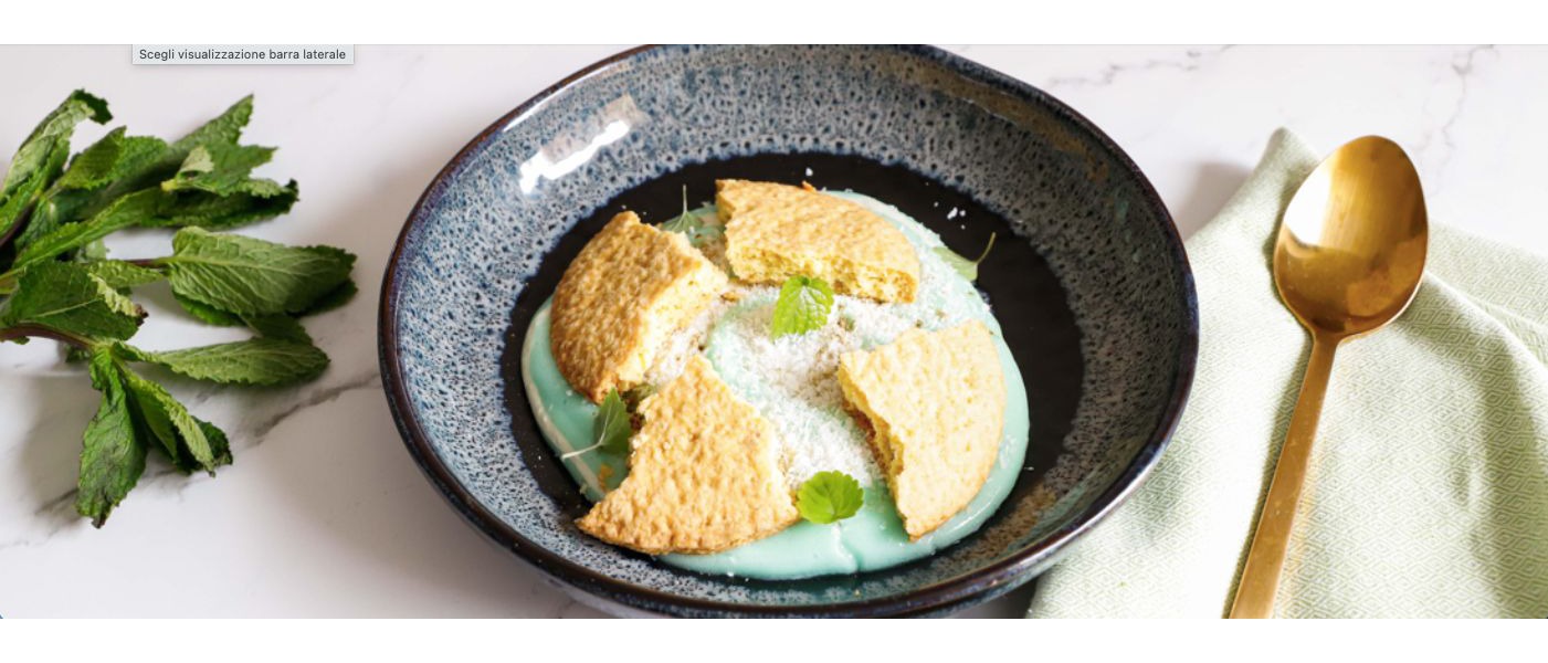 Torta cocco e menta con crema al pistacchio, la ricetta