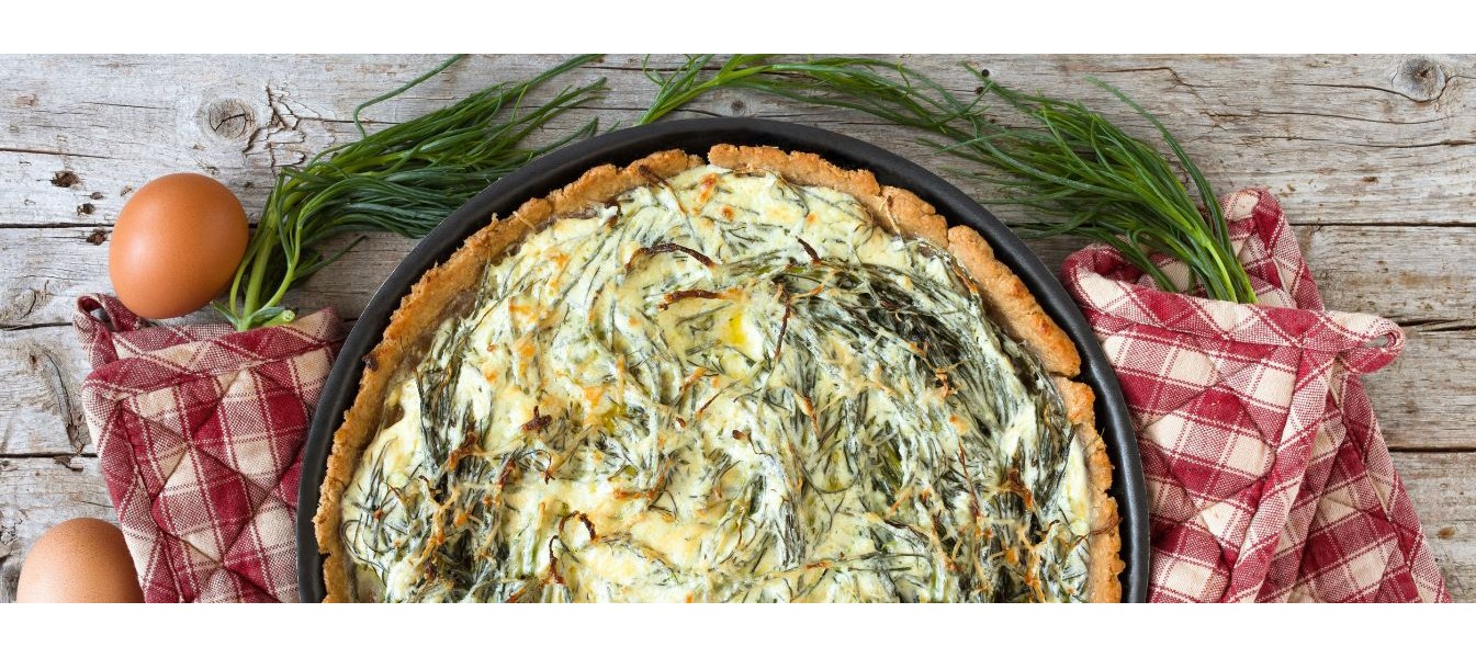 Torta rustica agli agretti