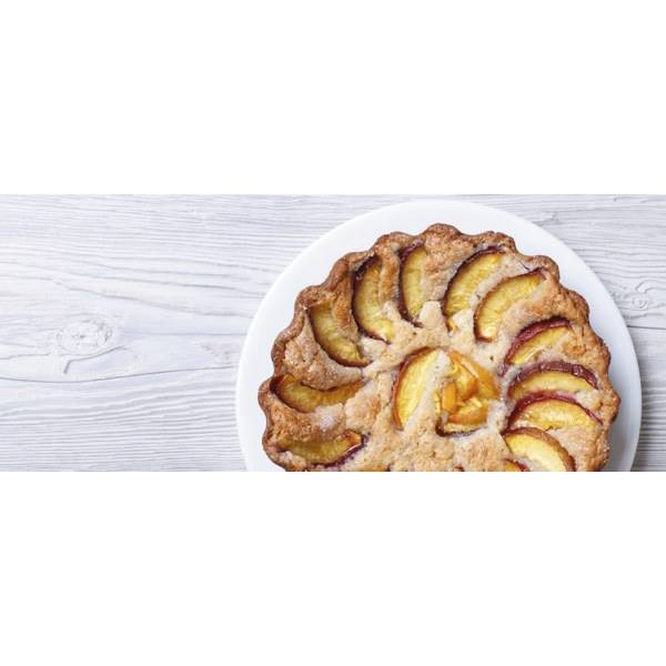 Torta soffice pesche e albicocche