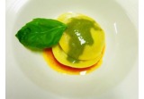 Tortelli con ricotta di pecora su coulis di datterini profumati al basilicoalt