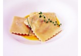 Tortelli di coppa piacentina su crema di zucca giallaalt