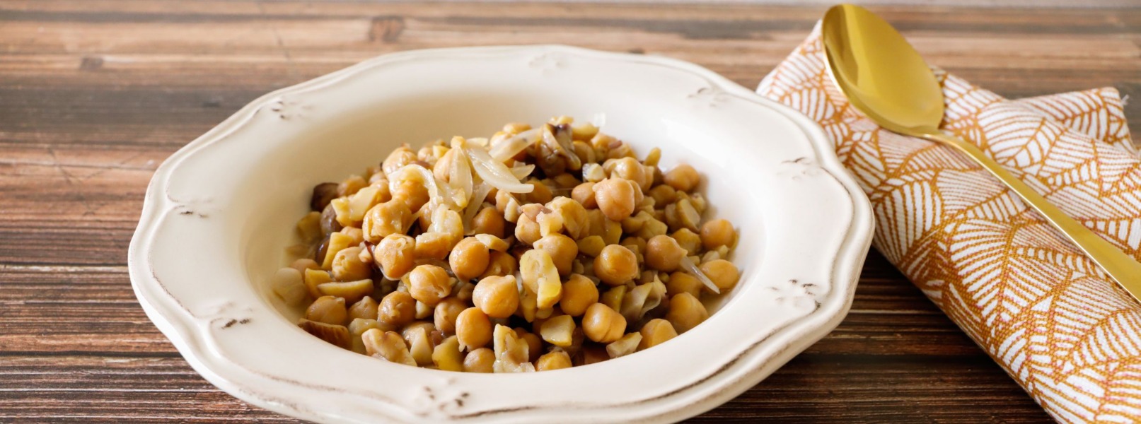 Zuppa di ceci e castagne