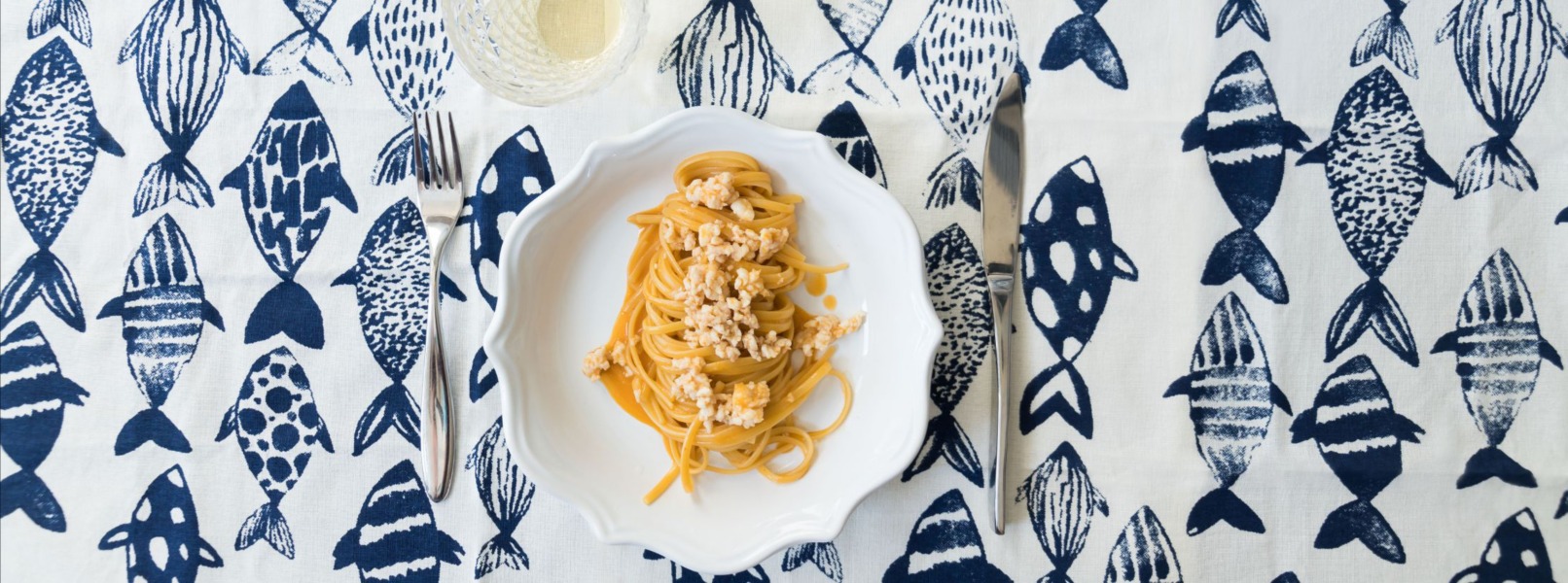 Linguine con gallinella di mare 