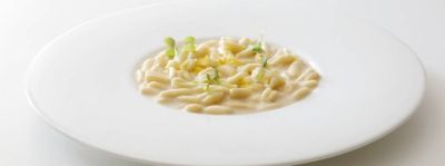 Cavatelli con alici, provolone valpadana dolce e limonealt