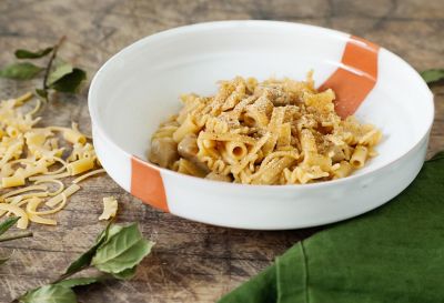 Pasta mista in brodo di funghi porcinialt