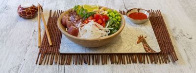 Poke con tonno e riso rosso integralealt