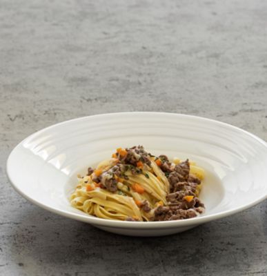Fettuccine con ragù bianco di caprioloalt
