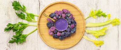 Salsa per verdure al cavolo viola e mandorle