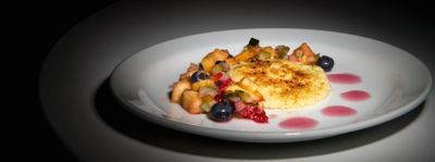 Catalana di cous cous con minestra di frutta e verduraalt