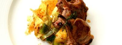 Costolette di agnello con carciofialt