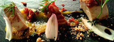 Filetto di maiale con crema di zucca e amaretti alt
