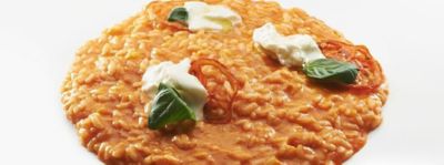 Risotto con pomodori San Marzano e stracciatellaalt