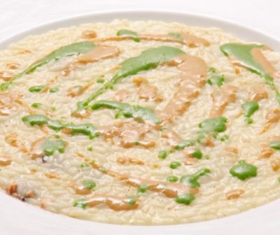 Riso Gran Riserva al limone, pepe bianco di Penja e ?cozze alla marinara?alt