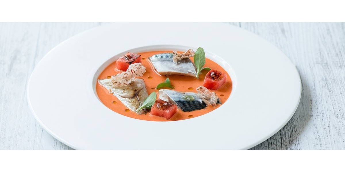 Sgombro in gazpacho