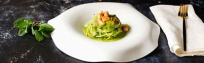 Dettaglio di un primo piatto freddo estivo
