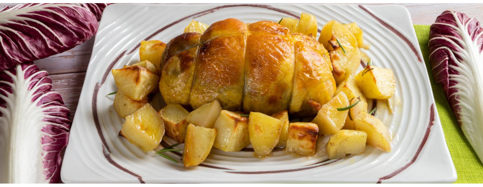 Arrosto di pollo con patate