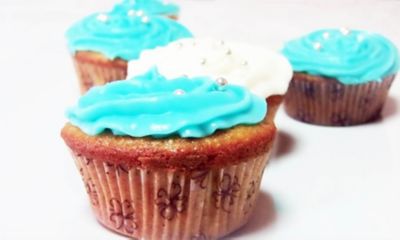 Banana cupcakes alla crème fraîchealt