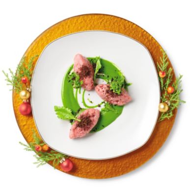 Crema di cime di rapa all’olio pugliese su battuta piemontesealt