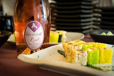 Bollicine e cucina dal sol levante, un successo fusion ? tutto a colori!