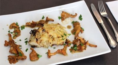 Branzino con verdure gratinatealt