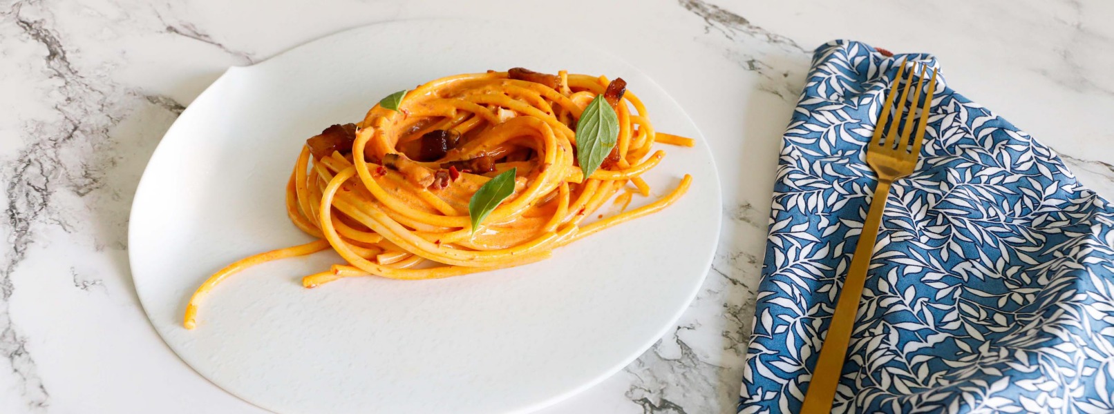 Bucatini ‘nduja e ricotta