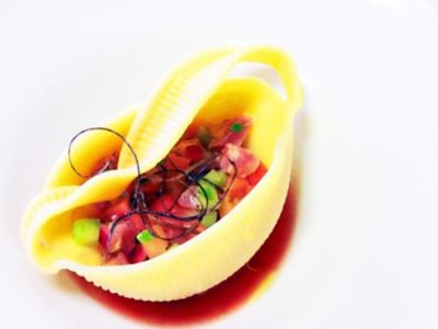 Caccavella con ventresca di tonno e pomodorialt