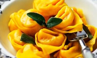 Cappellacci di Zucca e Toma Piemontese Dopalt
